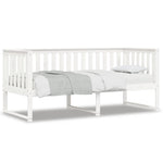 ZNTS Day Bed without Mattress White 80x200 cm Solid Wood Pine 840398