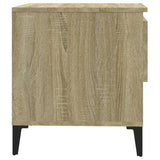 ZNTS Side Tables 2 pcs Sonoma Oak 50x46x50 cm Engineered Wood 819555