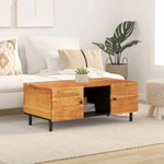 ZNTS Coffee Table 100x54x40 cm Solid Wood Acacia 356867