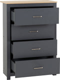 ZNTS Portland 4 Drawer Chest 100-102-184