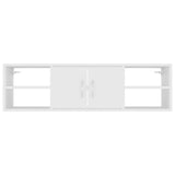 ZNTS Wall Shelf White 102x30x29 cm Engineered Wood 806256