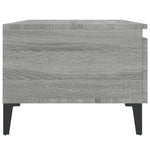 ZNTS Side Tables 2 pcs Grey Sonoma 50x46x35 cm Engineered Wood 819529