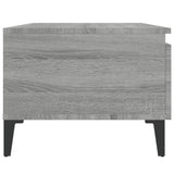 ZNTS Side Tables 2 pcs Grey Sonoma 50x46x35 cm Engineered Wood 819529