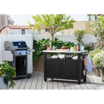 ZNTS Keter Multifunctional Outdoor Table for BBQ Unity XL Woodlook 404249