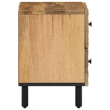 ZNTS Bedside Cabinet 40x33x46 cm Solid Wood Mango 356889