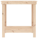 ZNTS Work Bench 80x50x80 cm Solid Wood Pine 822496