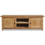 ZNTS TV Cabinet Solid Teak 120x30x40 cm 244485