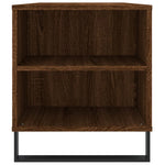 ZNTS Coffee Table Brown Oak 102x44.5x50 cm Engineered Wood 831011