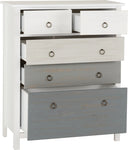 ZNTS Vermont 3+2 Drawer Chest 100-102-110