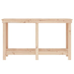 ZNTS Work Bench 140x50x80 cm Solid Wood Pine 822506