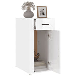 ZNTS Desk Cabinet High Gloss White 40x49x75 cm Engineered Wood 816794