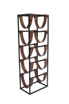 ZNTS Tall leather sling Wine Rack - 5 bottle Leather GLAD02