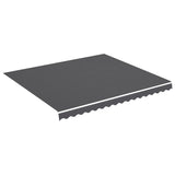 ZNTS Replacement Fabric for Awning Anthracite 4x3.5 m 311948