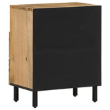 ZNTS Bedside Cabinet 50x33x60 cm Solid Wood Mango 356901