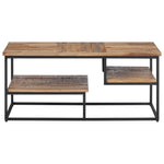 ZNTS Coffee Table 90x50x39 cm Solid Reclaimed Teak 358517