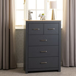 ZNTS Portland 3+2 Drawer Chest 100-102-180