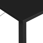 ZNTS Computer Desk Black 80x40x72 cm MDF and Metal 20554