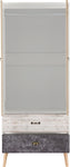 ZNTS Nordic 2 Door 2 Drawer Wardrobe 100-101-081