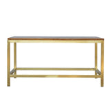 Rectangle Gold Coffee Table IN244