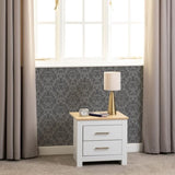 ZNTS Portland 2 Drawer Bedside 100-103-098