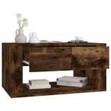 ZNTS Coffee Table Smoked Oak 80x50x40 cm Engineered Wood 816533