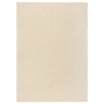 ZNTS Rug Short Pile 140x200 cm Cream 340372
