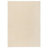 ZNTS Rug Short Pile 140x200 cm Cream 340372