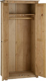 ZNTS Panama 2 Door Wardrobe 100-101-039