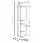ZNTS Play Tower 53x46.5x194 cm Solid Wood Douglas 826527