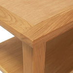 ZNTS Coffee Table 110x55x40 cm Solid Oak Wood 289195