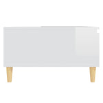 ZNTS Coffee Table High Gloss White 90x60x35 cm Engineered Wood 806001