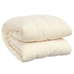 ZNTS Weighted Blanket Light Cream 220x235 cm King 11 kg Fabric 350818