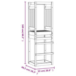 ZNTS Play Tower 53x46.5x169 cm Solid Wood Douglas 826578