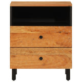 ZNTS Bedside Cabinet 50x33x60 cm Solid Wood Acacia 356865