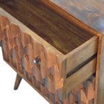 Pineapple Chestnut Carved Chest IN3295