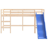 ZNTS Kids' Loft Bed without Mattress with Slide 90x200 cm 835907