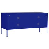 ZNTS TV Cabinet Navy Blue 105x35x50 cm Steel 336235