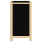 ZNTS Sideboard Black 62x38x70 cm Engineered Wood 345670