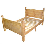 ZNTS Bed Frame without Mattress Mexican Pine Corona Range 160x200 cm 243751