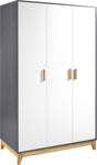 ZNTS Cleveland 3 Door Wardrobe 100-101-209