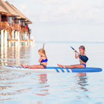 ZNTS Inflatable Paddle Boards Stand Up 10.5'x30 x6 ISUP Surf Control Non-Slip Deck Standing Boat Blue 77226142