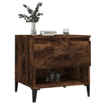 ZNTS Side Tables 2 pcs Smoked Oak 50x46x50 cm Engineered Wood 819559