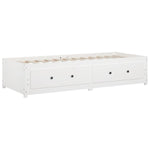 ZNTS Day Bed without Mattress White 90x200 cm Solid Wood Pine 821590