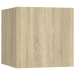 ZNTS Bedside Cabinets 2 pcs Sonoma Oak 30.5x30x30 cm Engineered Wood 3079716