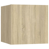 ZNTS Bedside Cabinets 2 pcs Sonoma Oak 30.5x30x30 cm Engineered Wood 3079716