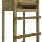 ZNTS Play Tower 53x46.5x169 cm Impregnated Wood Pine 826579
