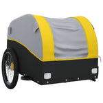 ZNTS Bike Trailer Black and Yellow 30 kg Iron 94120