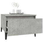 ZNTS Side Tables 2 pcs Concrete Grey 50x46x35 cm Engineered Wood 819525