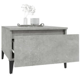 ZNTS Side Tables 2 pcs Concrete Grey 50x46x35 cm Engineered Wood 819525