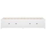 ZNTS Day Bed without Mattress White 90x200 cm Solid Wood Pine 821590